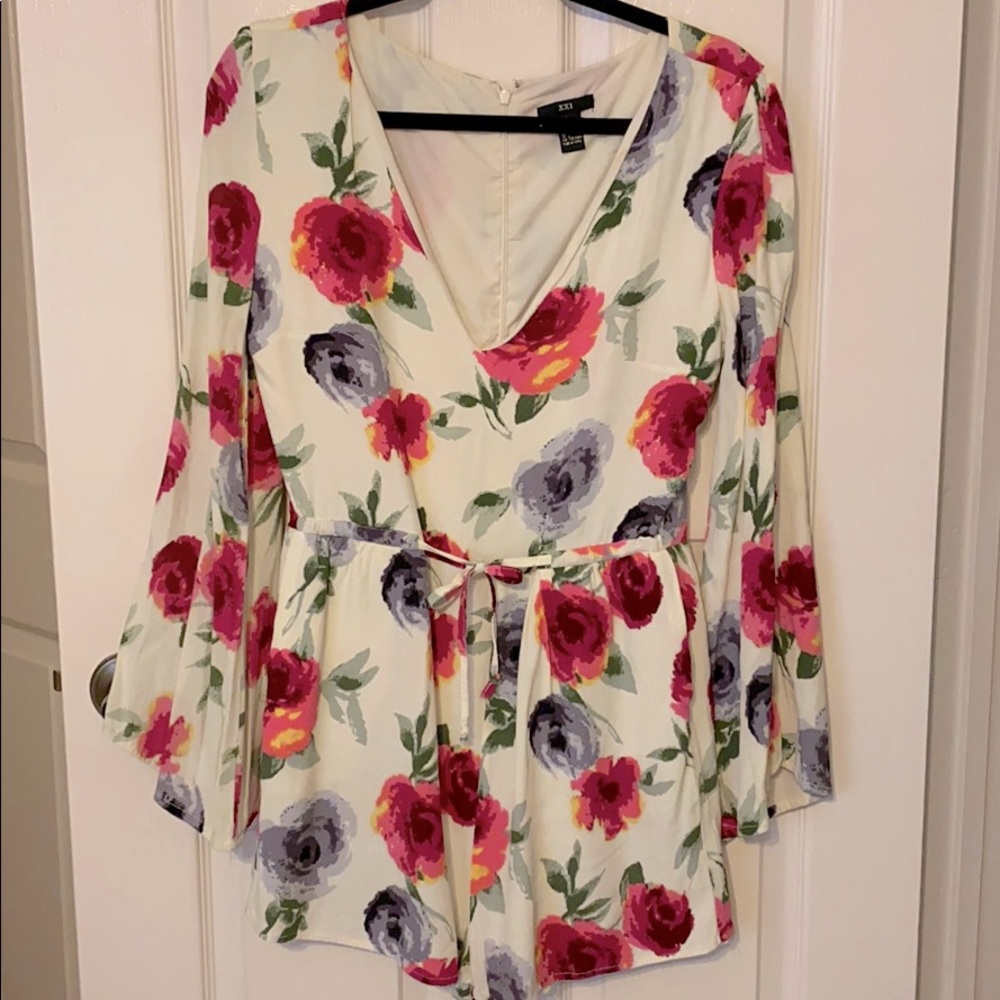 Forever 21 Floral Romper